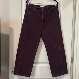 Madewell "The Pieced Barrel-Leg Jean"